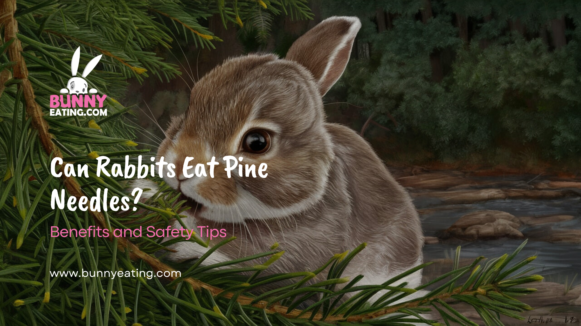 Rabbit Eat Pine Needles