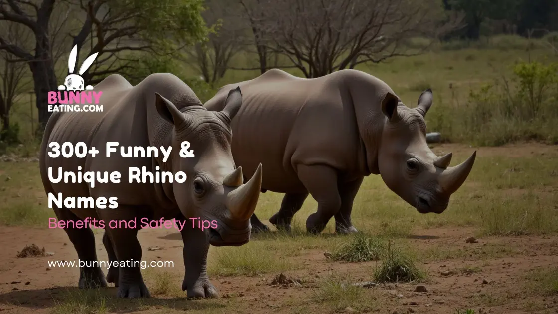 300+ Funny & Unique Rhino Names