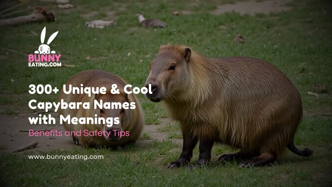 300+ Unique & Cool Capybara Names with Meanings